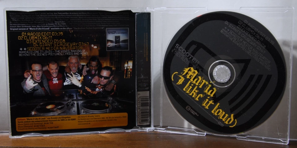 CD - Sheffield Tunes - Maria (I like it loud) - Scooter (955) - Bild 3 von 4