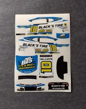 2026 Custom Ty Dillon 10 Blacks Tire 1/64 Peel  Stick Decals