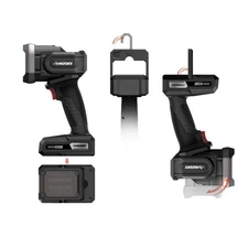 Husky 5000 Lumen Hybrid Power Swivel Rechargeable Spotlight