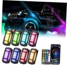 Rock Lights for Trucks RGB LED Rock Lights with App/Remote 8 Pods
