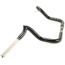 KST Kustoms 1 1/4" Satin SS Mayhem Bagger 10" Rise Handlebar - 2913719S