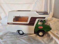 Vintage 1970's Tonka 530 Camper Truck Green Metal Back Door RV Camper - 1970s