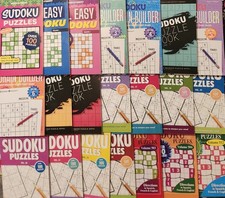 Sudoku Puzzles by Kappa 21 books assorted Braintainment Brain Builder