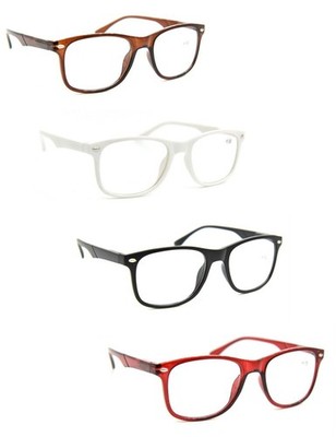 Bifokal TOP Unisex Federscharnier klassische Lesebrille 4 Farben DX3