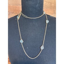 BCBGeneration Gold Tone Long Station Necklace...