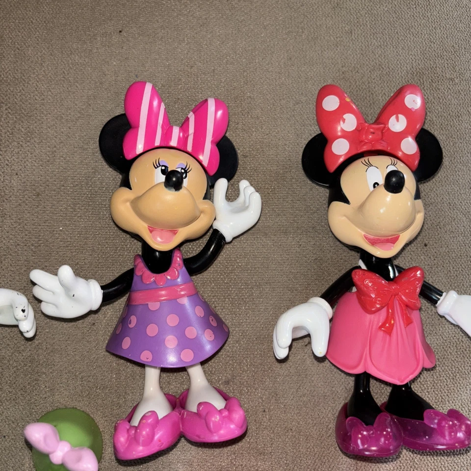 3 Disney Minnie Mouse Dress Up Doll Bowtique Snap N Style Figures & Accessories - Image 3 of 4