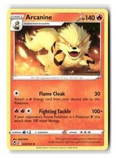 Arcanine 020/195 Rare Silver Tempest Pokemon Near Mint