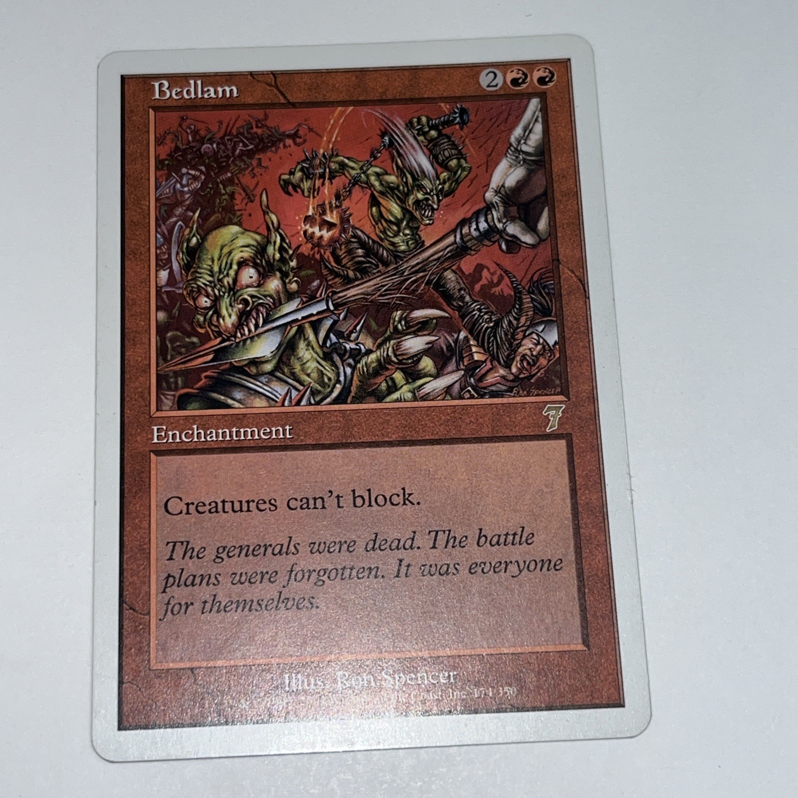 MTG Bedlam 7th Edition Regular Uncommon Magic The Gathering Near Mint NM