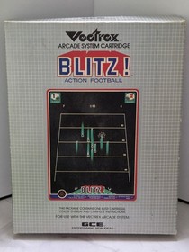 Vectrex Blitz Game Box With Overlay No Cartridge