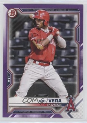 2021 Bowman Draft Purple 56/250 Arol Vera #BD-181 7iu