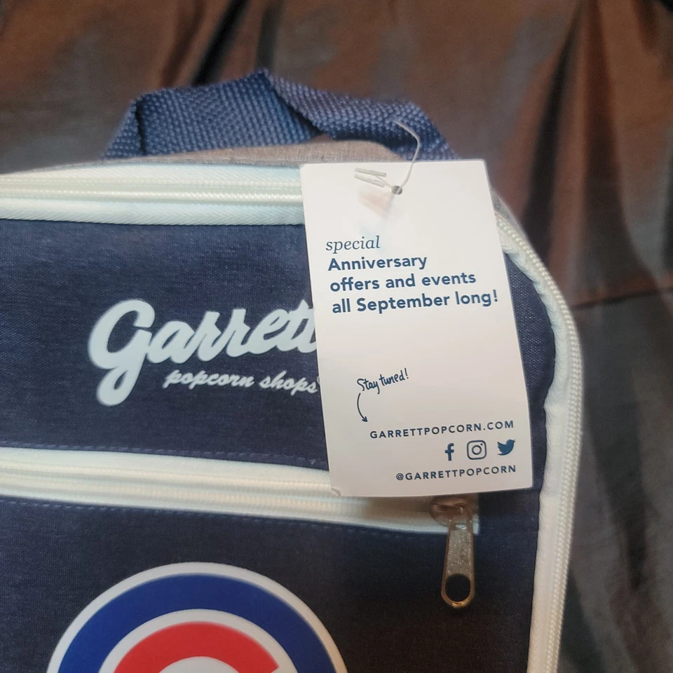 芝加哥小熊队周年纪念保温加勒特爆米花冷藏袋带标签 — 第 3/4 张图片