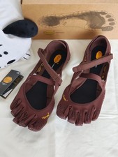 Vibram FiveFingers Women's V-Soul Chestnut Brown Barefoot Yoga Gym Sneaker