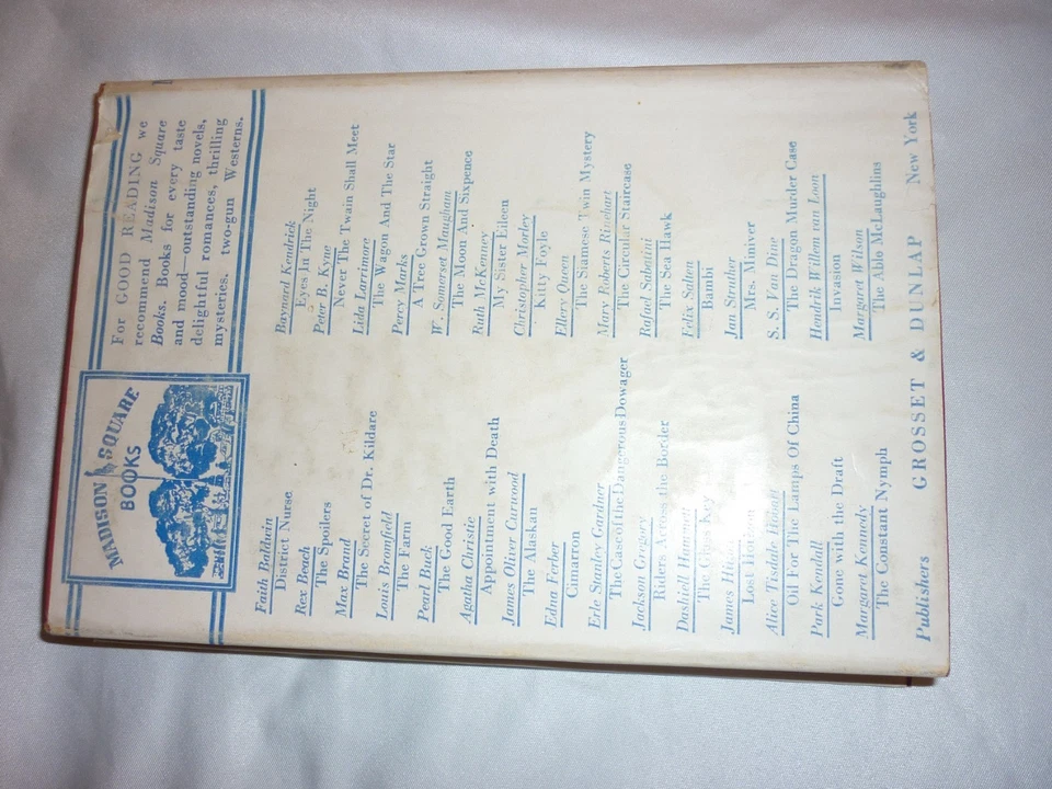 Agatha Christie HC DJ 1920 The Mysterious Affair At Styles 1st Edition VG - Image 2 of 4