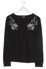 QS BY S.OLIVER Felpa Donna Tuta da ginnastica Taglia IT 44 nero stile casual