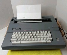 Vintage Smith Corona SL460 Model 5A Electric Typewriter | w/ Cover - Tested thumbnail