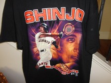 NWT Vintage 2002 Deadstock San Francisco Giants Shinjo Tsuyoshi T-shirt Adult L