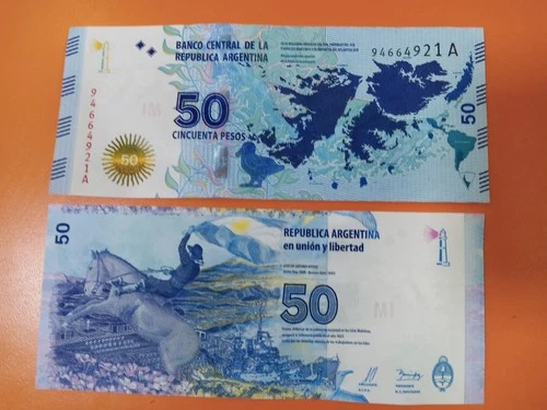 ARGENTINA 50 PESOS 2015