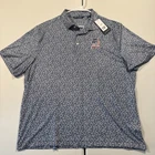 NWT Men's XL Cutter & Buck MLB Detroit Tigers Flag Logo Golf Polo Shirt