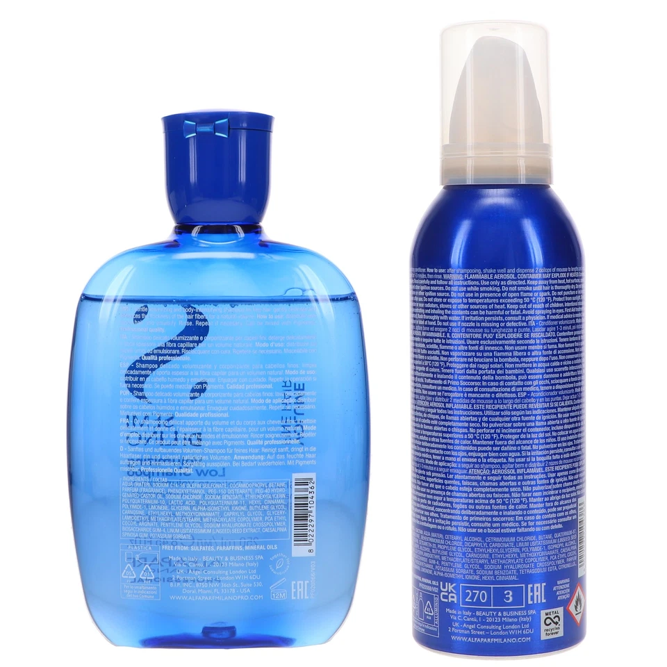 Alfaparf Milano Semi Di Lino Volumizing Low Shampoo 8.45 oz & Semi Di Lino - Image 4 of 4