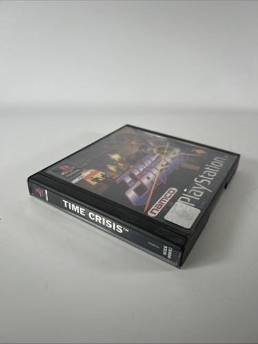 Time Crisis PS1 (COMPLETO) Sony PlayStation Shooter Namco raro etiqueta negra - Imagen 3 de 7