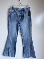 NWT LIVERPOOL Hannah Hi Rise Flare Jeans Size 8/29 Front Slit
