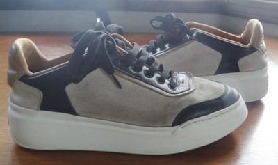 MAXMARA Suede/Leather Sneakers Women's 37/6.5 US Lace Up, Platform