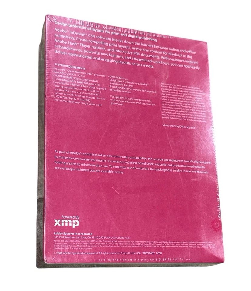 Adobe Indesign CS4 (Windows, 2008) Education Version Academic ID Required Mac OS - Image 2 of 4