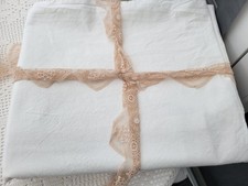 Weißwäsche -1  LAKEN - Antik ♥  unbenutzt ♥  feste Qualität - aus OMAS Schrank ♥