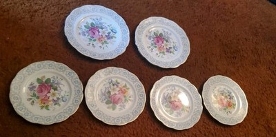 Lot Of 6 Royal Albert Fragrance Butter & Dessert Plates