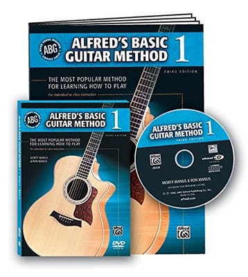 Alfred's Basic Guitar Method, Bk 1 (Book, DVD & Enhanced CD) (Alfred - VERY GOOD