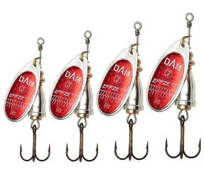 DAM Effzett Executor Spinner Gr. 3 - 5 Reflex Red Kunstköder