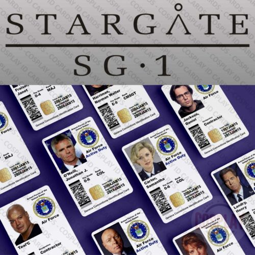 STARGATE Novelty Military ID Badge | Col O'Neill | Maj. Carter | Dr. Jackson - 第 1/15 張圖片