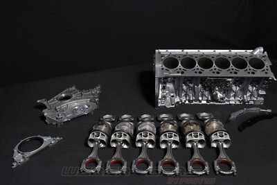BMW 7er M 760i G12 LCI N74B66C Kurbelgehäuse Kolben Pleuel Motor 