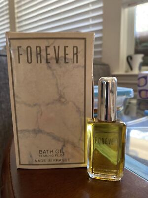 forever bath oil By apple cosmetics INC Made In France 14ml 1/2oz 0.5oz Splash