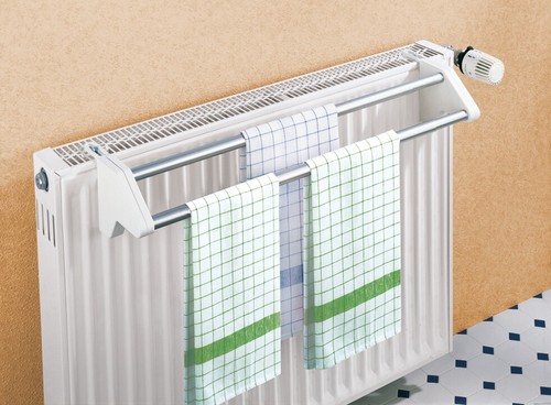 WENKO Wäschetrockner Twin Heizkörper Aluminium flexibel platzsparend stabil - Bild 10 von 16