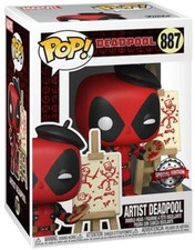 Deadpool ss French Painter Exclusive POP Marvel #887 Vinyl Figure FUNKO