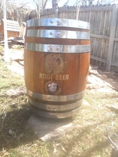 Vintage Duffy's Root Beer Soda Fountain Syrup Dispenser Countertop Barrel