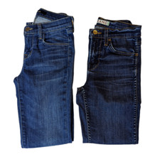 J Brand Jeans Women Size 24 Skinny Leg Stretch Indigo Blue Denim - Lot of 2