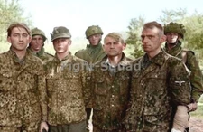WW2 Picture Photo 1944 Captured German Prisoners of Panzer Division 4219