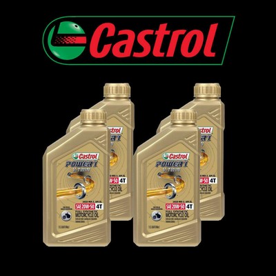 Castrol Power1 4T 20w-50 Full Synthetic Motorcycle Oil ...