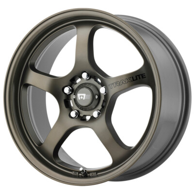 17x7 +45 F, 17x8 +40 R, Motegi MR131 5x4.5 Matte Bronze Wheels (Set of 4)