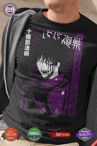 Megumi Fushiguro Jujutsu Kaisen T-Shirt Gojo Satoru Anime Japanese Tee Shirt JJK - Bild 4 von 18