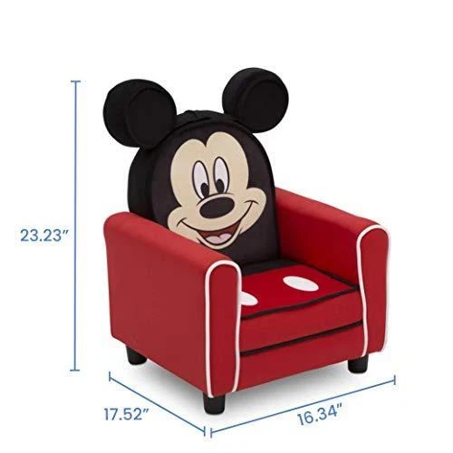 Delta Children Figural Upholstered Kids Chair, Disney Mickey Mouse - Image 3 of 4