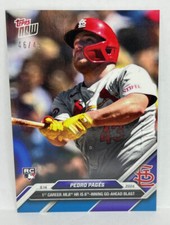 2024 Topps Now #298 Pedro Pages RC St. Louis Cardinals BLUE Parallel 46/49