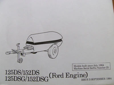 Hydrovane 125DS / 152DS service & Repair/Workshop Manual 165 Page PDF via Email