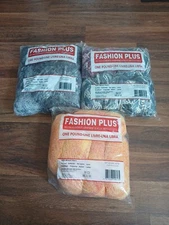 Fashion Plus Mill End Assortment Yarn 3 Pounds Total  Lot Of 3