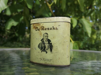 de reszke cigarette tin Rare Collectible De Reszke Cigarettes Tin Box