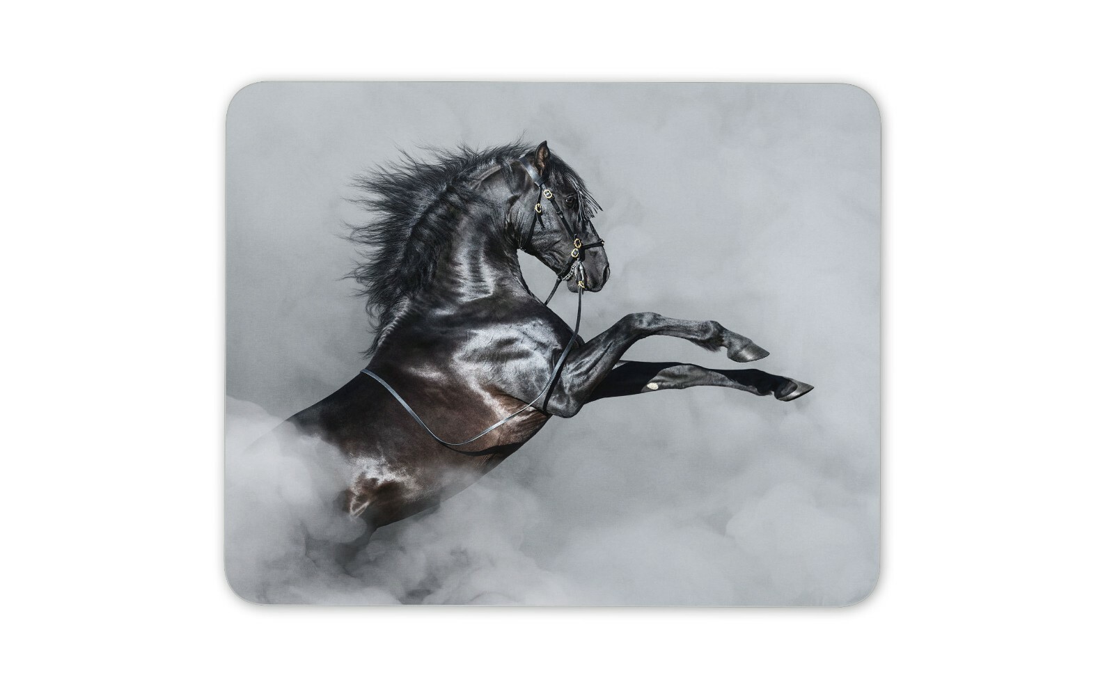 Black Stallion Mouse Mat Pad - Andalusian Horse Spanish Fun Computer Gift #12491