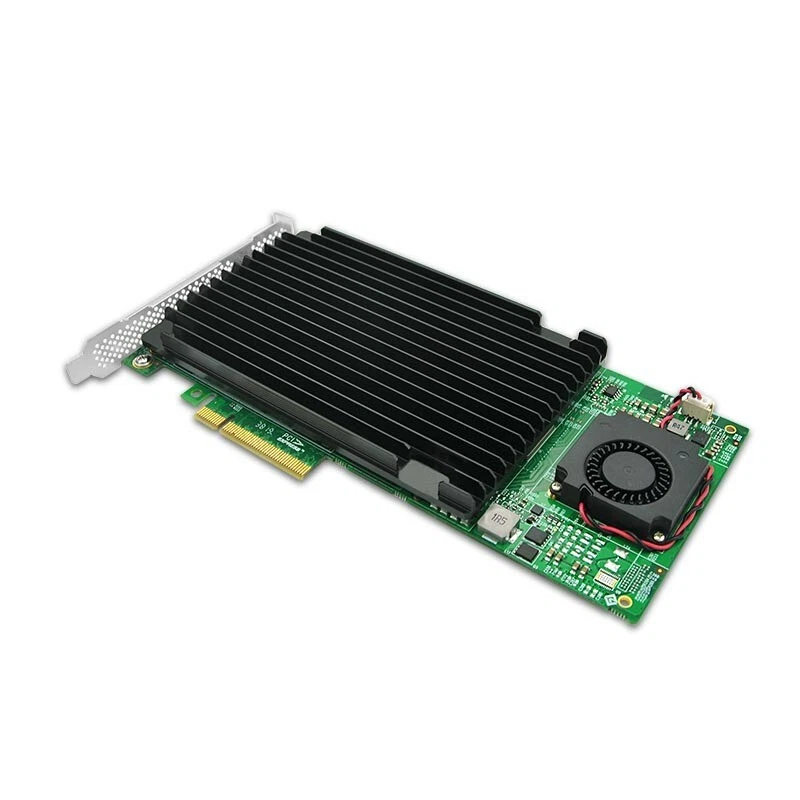 PCIe 3.0 x8  to 4 xM.2 SSD NVMe  Switch    Adapter     Switch Card with heatsink - Image 4 of 4