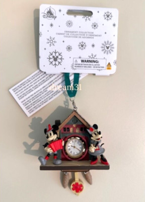 BNWT Disney Epcot Germany Pavilion Mickey & Minnie Mouse Cuckoo Clock ...